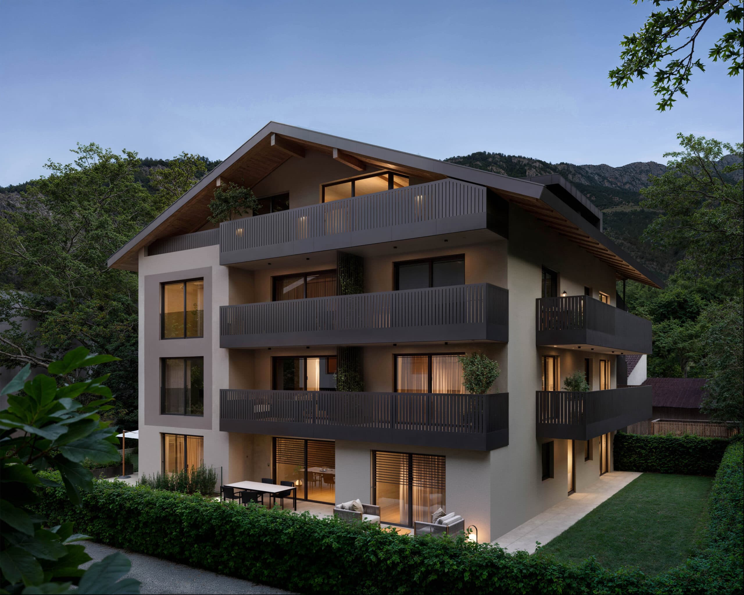 Rendering Casa Lumina in Naturns