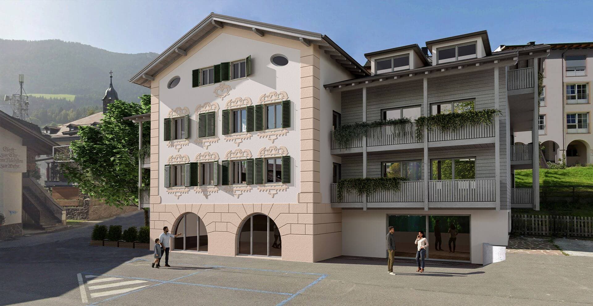 Rendering Gerberhaus in Sarnthein