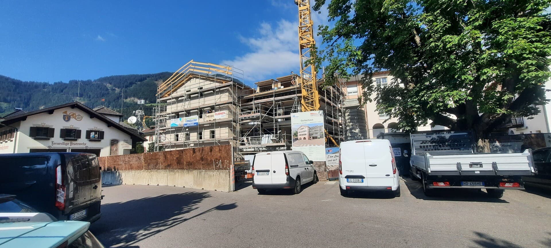 Gerberhaus, Baufortschritt