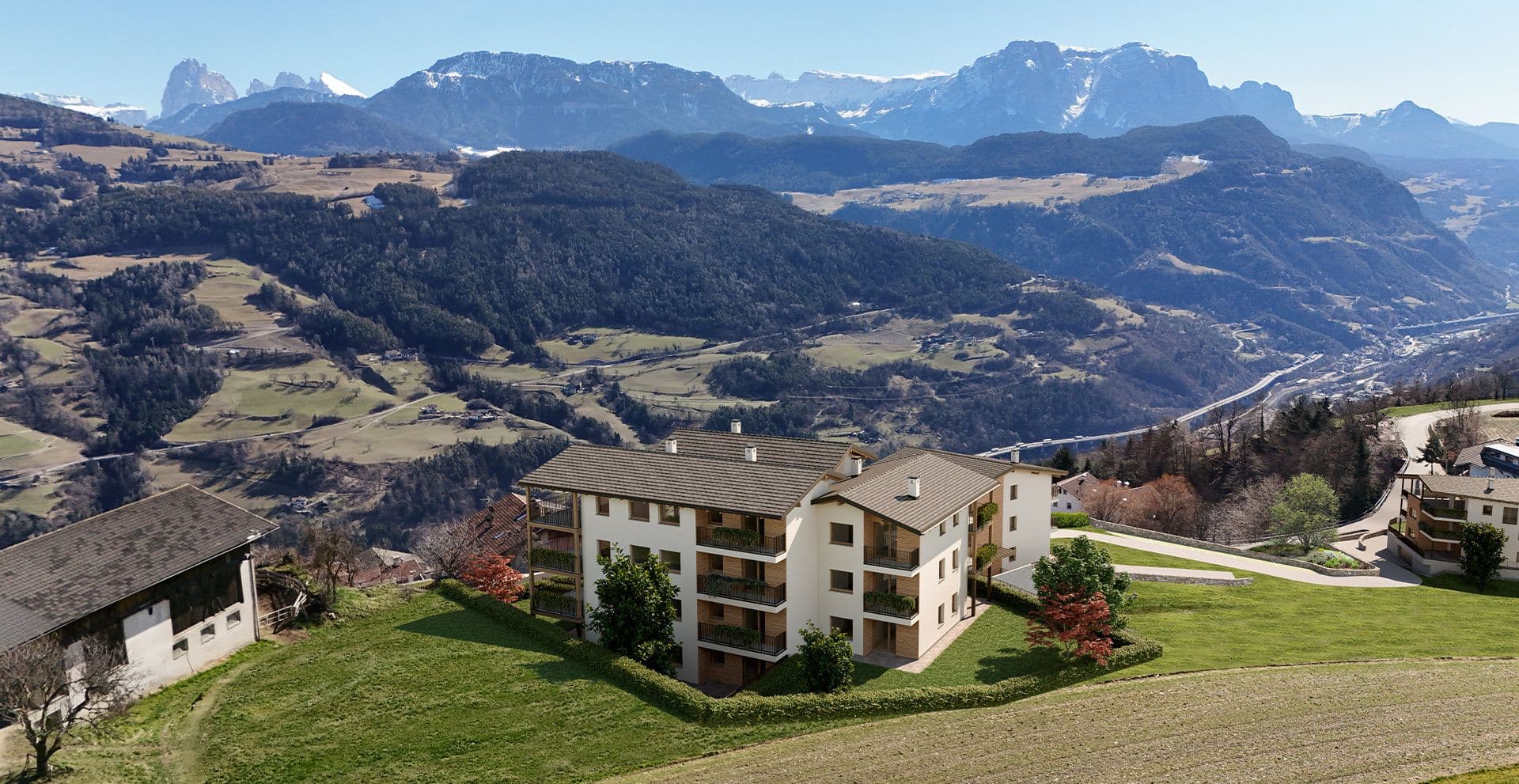 Ausblick Wohnanlage Stöfl
